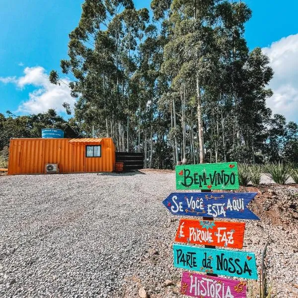 Container ABOBORA na natureza da Serra Gaúcha