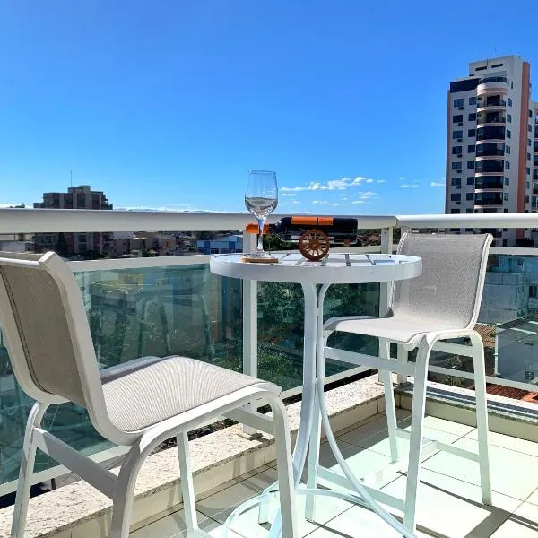 FLAT exclusivo no Hotel RAMADA Macaé, Smartv, Wifi 512Mbps, piscina e Garagem