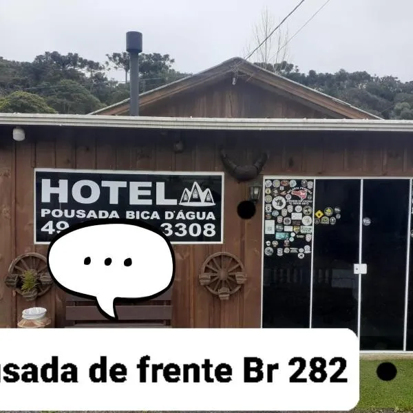 Pousada Bica D'Água De frente BR 282
