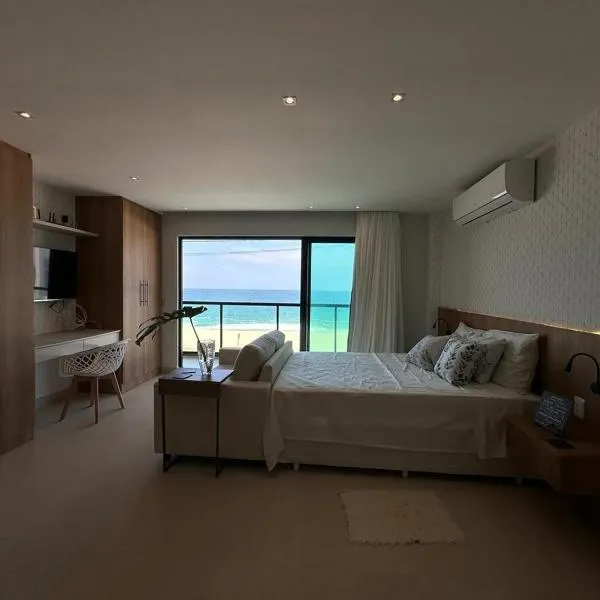 Luxuoso flat na praia de Itaipuacu